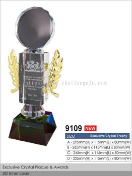 Crystal Plaque / Awards (CT61)