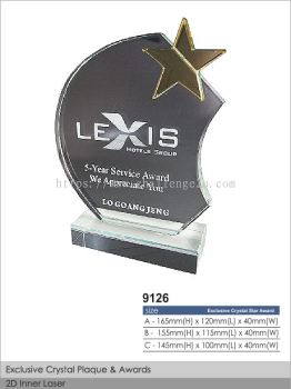 Crystal Plaque / Awards (CT48)