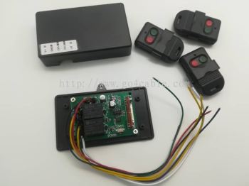 AUTOGATE RECEIVER F433 WITH 3 PCS OF 2CH REMOTE CONTROL     