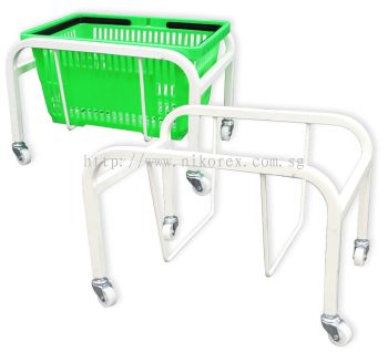 172201WH - Basket Storage Tray (White) 