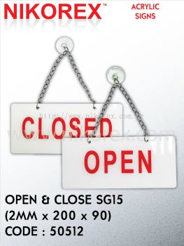 50512-OPEN & CLOSE SG15(2MMX200X90)