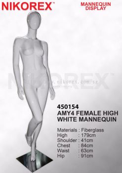 450154 - FEMALE FIBER MANNEQUIN G.WHITE (AMY 4)