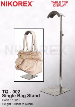 530002HL - SS BAG STAND 1 SIDED TQ-001 HAIRLINE