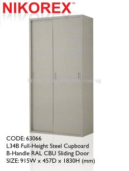 750302 - SLIDING DOOR CUPBOARD 6'H (L34B)