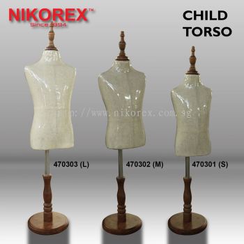 470301 / 470302 / 470303 C CHILD TORSO with ROUND BASE