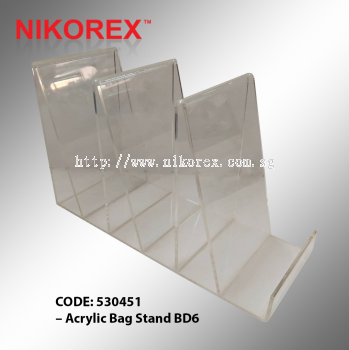 530451 – Acrylic Bag Stand BD6