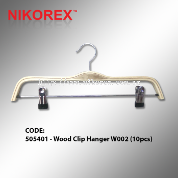 505401 - Wood Clip Hanger W002 (10pcs)