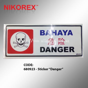 681023 - Sticker “Danger”