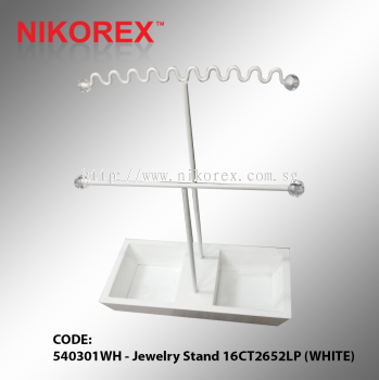 540301WH - Jewelry Stand 16CT2652LP (WHITE)