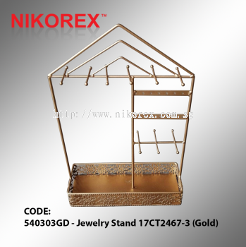 540303GD - Jewelry Stand 17CT2467-3 (Gold)