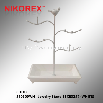 540309WH - Jewelry Stand 18CE3257 (WHITE)