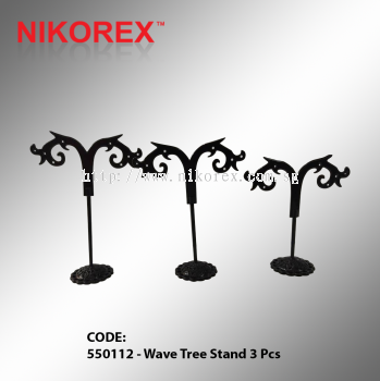 550112 - Wave Tree Stand 3 Pcs