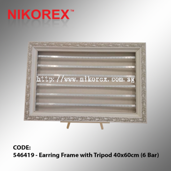 546419 - Earring Frame with Tripod 40x60cm (6 Bar)