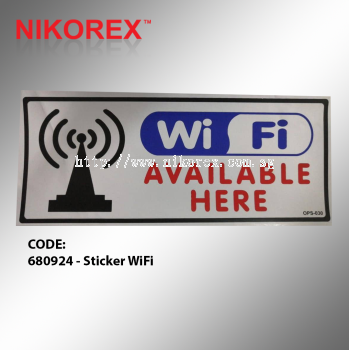 681024 - STICKER WIFI 