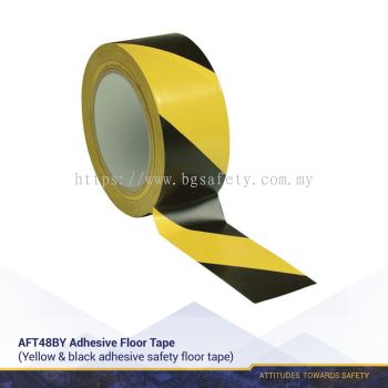 Adhesive Safety Floor Tape Yellow/Black or Red/White