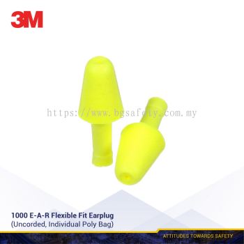 3M Corded Reusable Earplugs 1000/1001