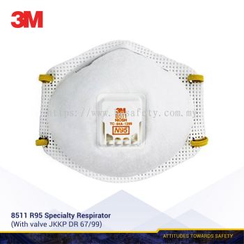 3M N95, 8511 Particulate Respirator with Valve