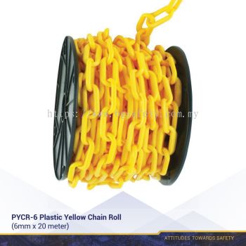 Plastic Yellow Chain Roll