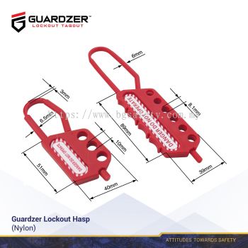 Guardzer Lockout Hasp Nylon 40mm
