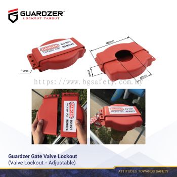 Guardzer Gate Valve Lockout Adjustable