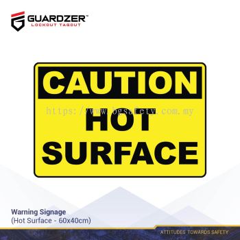 Guardzer Warning Safety Signage (Hot Surface)