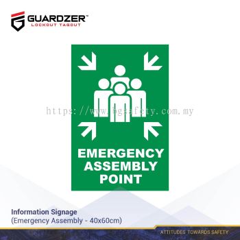 Guardzer Information Safety Signage (Assembly point)