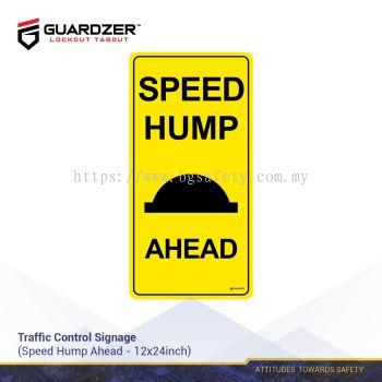 Guardzer Traffic Control Safety Signage (Speed Hump Ahead)