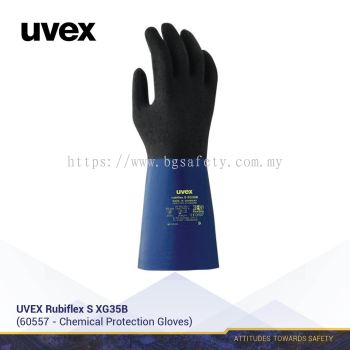 Uvex rubiflex S XG35B chemical protection glove