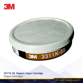 3M 3311K-55 Organic Vapor Cartridge with Pre-filter