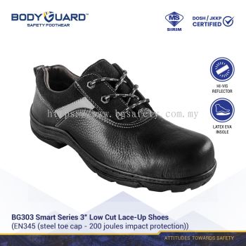 BODYGUARD BG303 Smart Series - 3" Low cut Lace-up Shoes