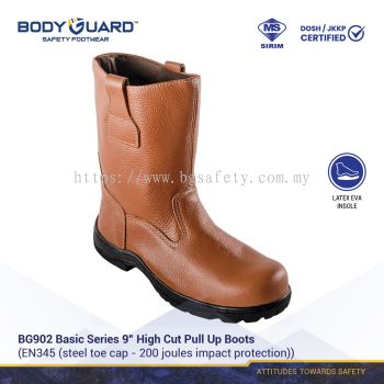 BODYGUARD BG902/B Basic Series - 9" High Cut Slip-on Boots