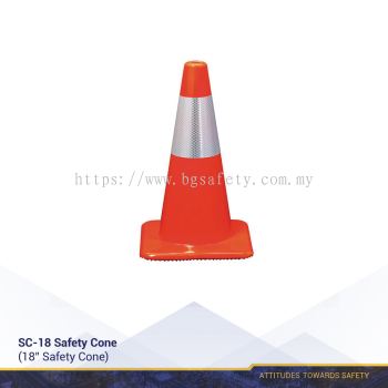 18" SAFETY CONE