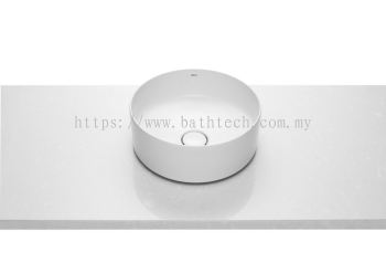 Roca Inspira Round Fineceramic Countertop Basin 37 x 37cm (A327523000)