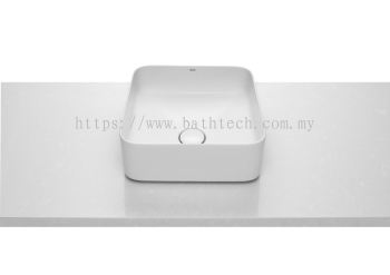 Roca Inspira Square Fineceramic Countertop Basin 37 x 37cm (A327532000)