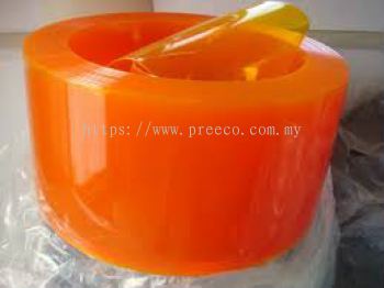 PVC Curtain Strip Yellow/ Orange