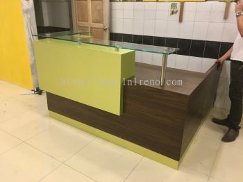 We are specialist in custom made Cashier counter and Reception Counter in PJ KL Selangor