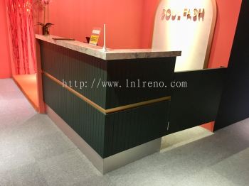 We are specialist in custom made Cashier counter and Reception Counter in PJ KL Selangor