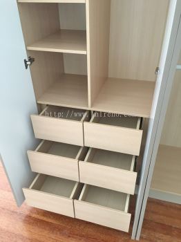 Renovation & Carpentry work in Pavilion Hilltop Mont Kiara Kuala Lumpur Malaysia #tvcabinet #tvconsole #plywood #melamine #veneer #spraypaint #laminate #wardrobe #kitchencabinet #studyroom #storagecabinet #shoecabinet #table #island #bench #displaycabinet #featurewall #flutedpanel