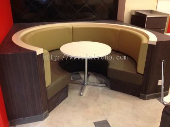 We are specialist in custom made Commercial Round Booth seat for Restaurant