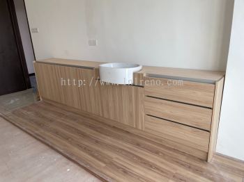 Carpentry work at Tiara Hill Cheras