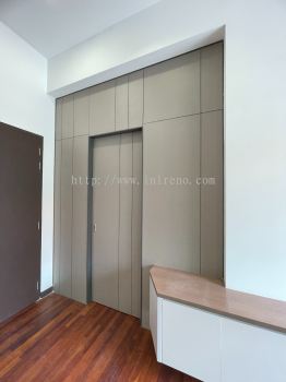 Walk in wardrobe at Tiara Hill Cheras