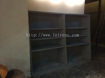 Book rack spray paint