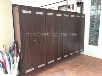 Customize Shoe Cabinet in PJ Selangor Malaysia #plywood #melamine #veneer #sp