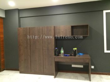 Customize Working Desk Study Table in PJ Selangor Malaysia #plywood #melamine  #veneer #spray paint #laminate #customize #sliding door #glass door #swing door #built in #nyatoh #oak #aluminium door #carcass #panel #fluted panel #drawer #tv hang on panel #partition #box up #shelves #open shelves #table #study #working