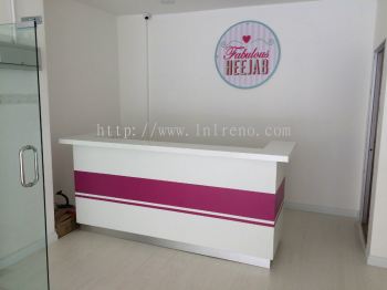 We are specialist in custom made Cashier counter and Reception Counter in PJ KL Selangor