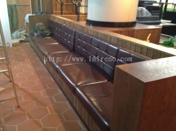 We are specialist in custom made Commercial PU leather Bench seat for Restaurant