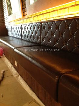 We are specialist in custom made Commercial PU leather Bench seat for Restaurant