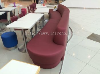 We are specialist in custom made Commercial Curve Bench seat for Restaurant