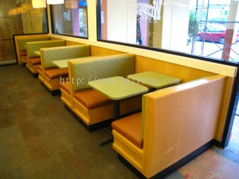 We are specialist in custom made Commercial Booth seat for Restaurant