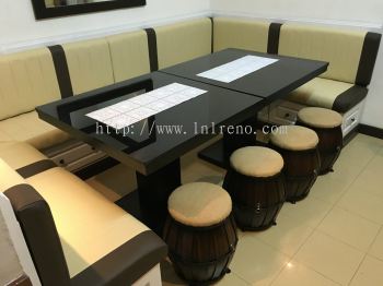 We are specialist in custom made Commercial U-shape Bench seat for Restaurant